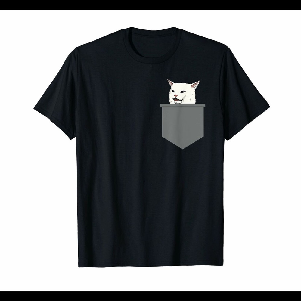 Cat Getting Yelled at Meme Shirt.